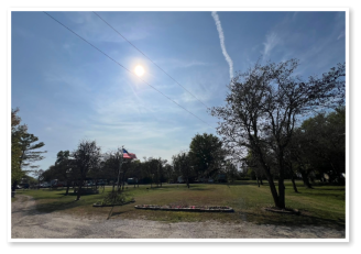 RV sites at Wooded Acres Campground