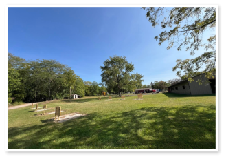 RV sites at Wooded Acres Campground